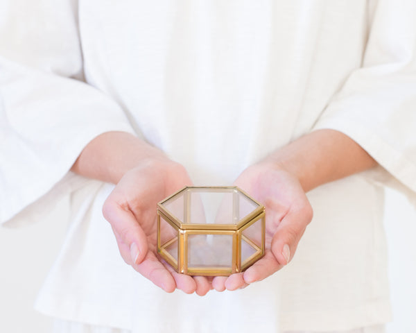 Glass Ring Bearer Box