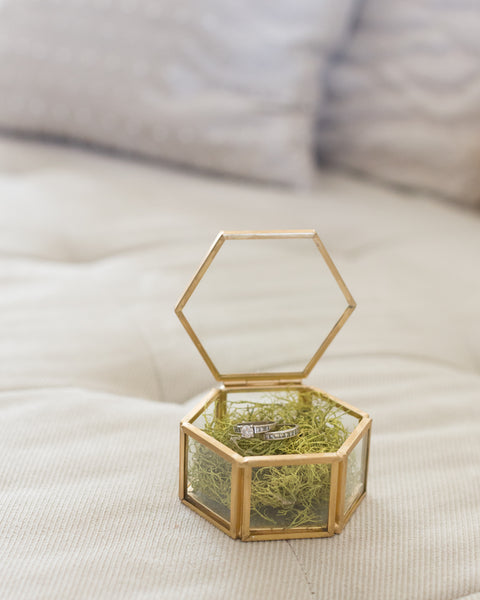 Glass Ring Bearer Box