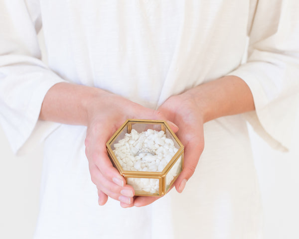 Glass Ring Bearer Box