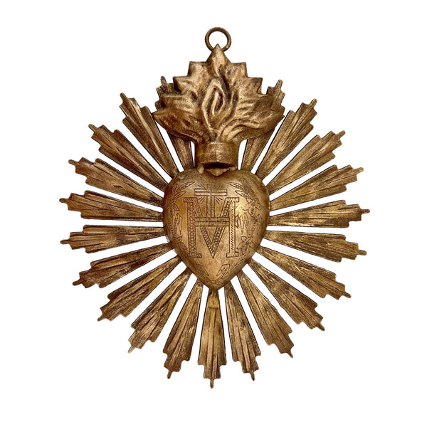 Small Sunburst Sacred Heart