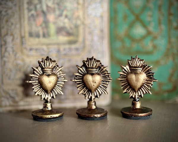 Sacred Heart photo holder, set of 3