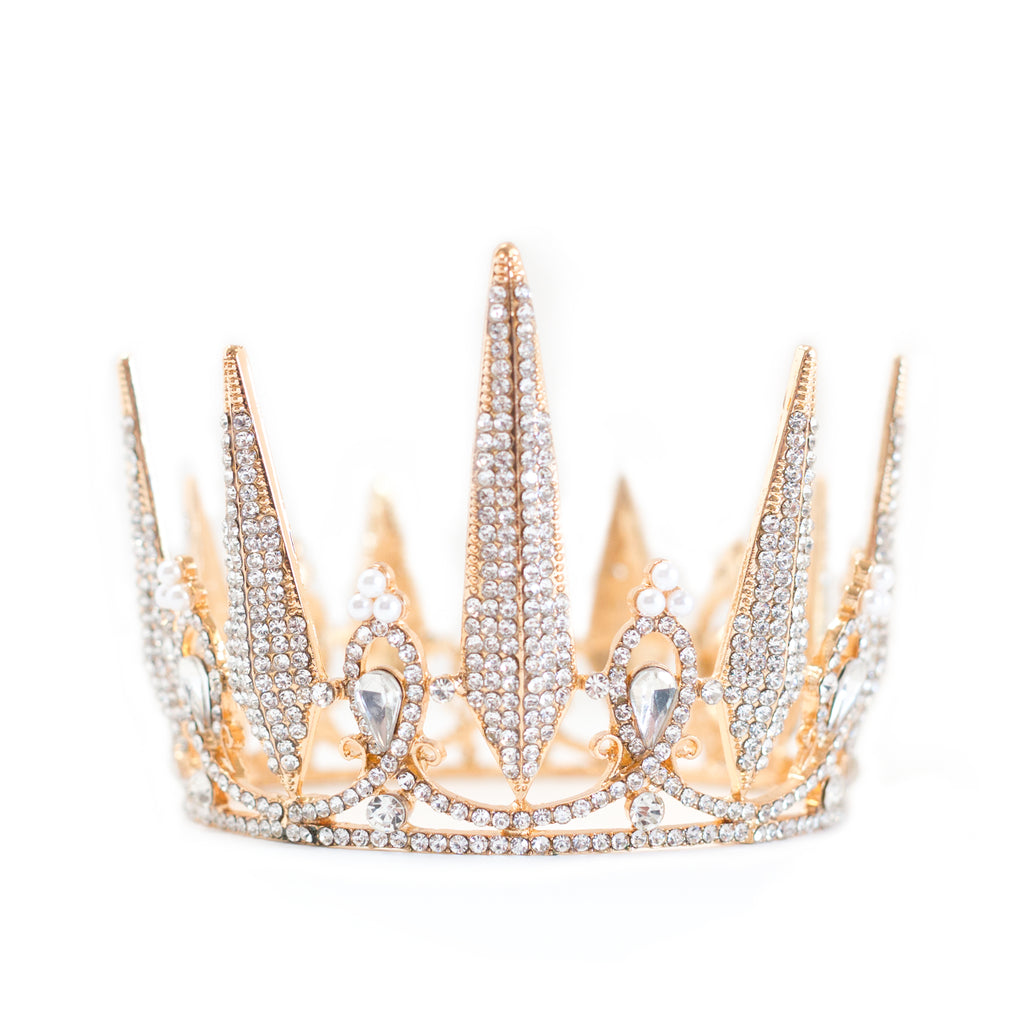 Rhinestone Crown ~ Gold