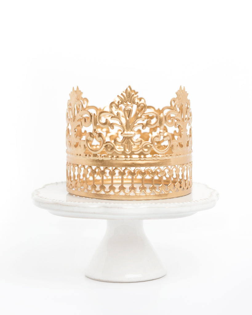 Gold Crown Cake Topper ~ Willow