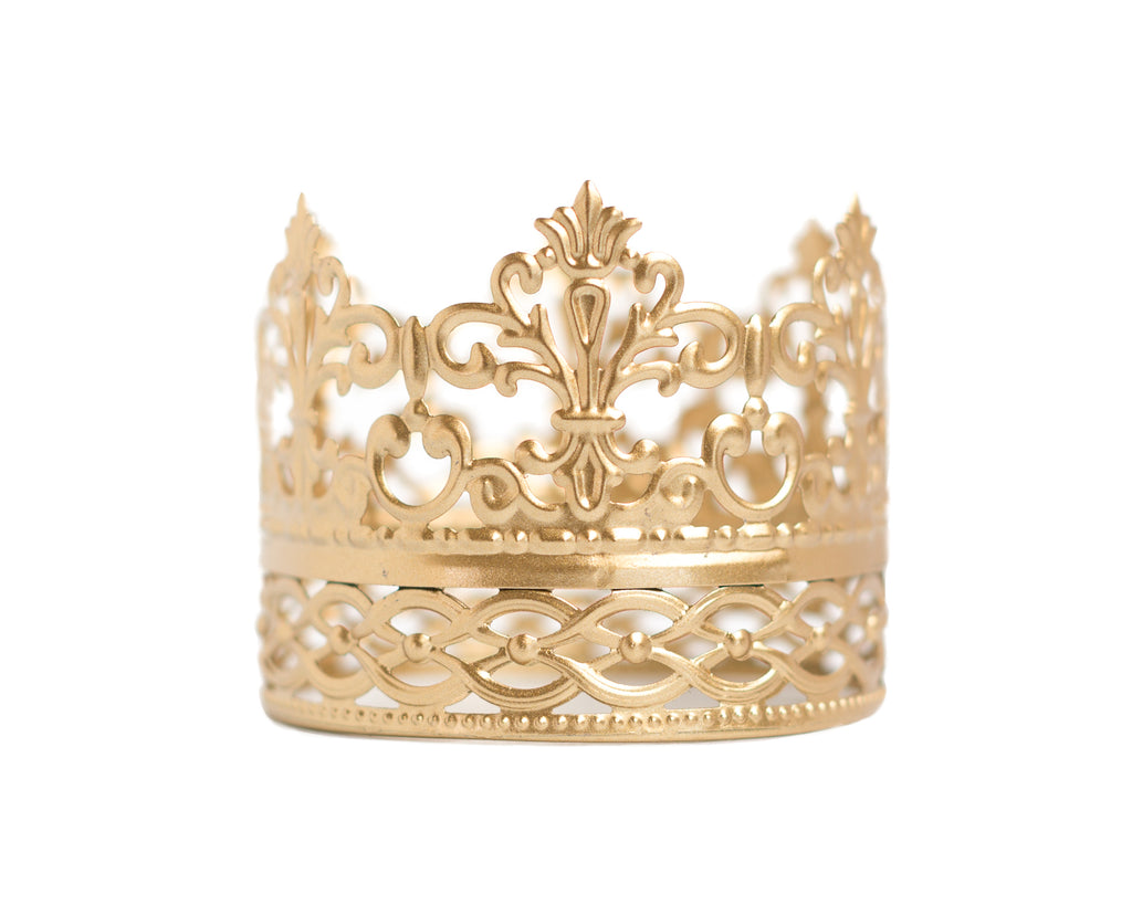 Gold Crown Cake Topper, Crown Cake Topper, Princess Crown in Gold for – C T  B