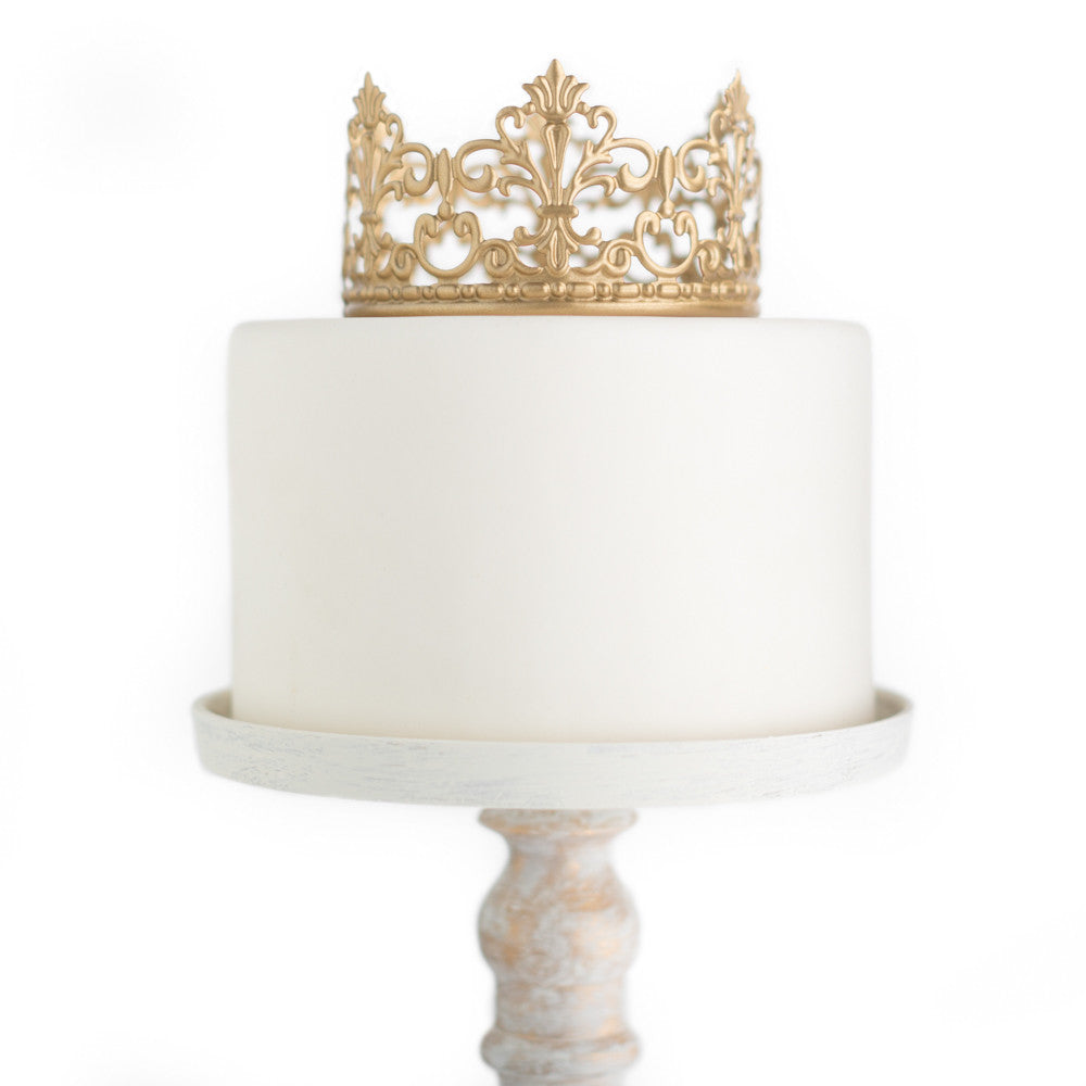 Tian Sweet 34025-RG 11 oz Large Rose Gold Crown Cake Topper, 1 - Smith's  Food and Drug