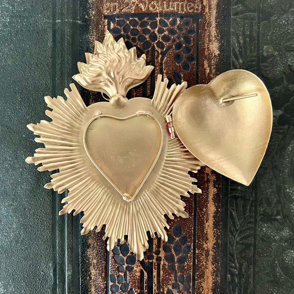 Sacred Heart ~ Red/Gold